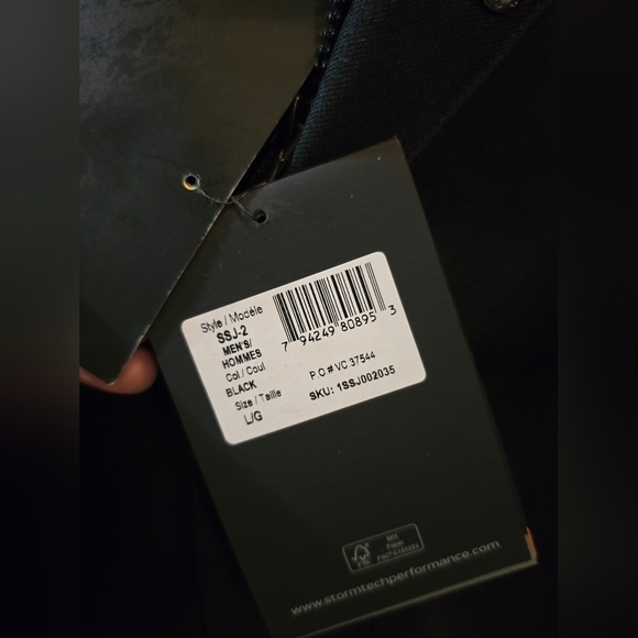 Stormtech Men's Black Performance Jacket - Picture 3 of 7